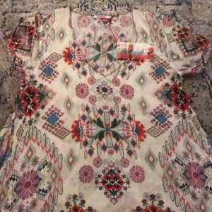 Fly Feather Tunic -Johnny Was Signature Silk